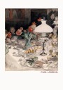 Around the Evening Lamp 1900 Plakat / 40x50