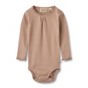 Dove Striper Wheat Placket SS Body (86 / 1,5 år)