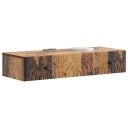 vidaXL Vegghengt Sidebord Gammelt tre 87,5 x 34,5 x 17 cm