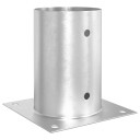 vidaXL Rund bakkenagel 12 stk. Sølv 15 x 15 x 15 cm Metall