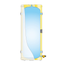 Oso Accu - A - 100 L Ø430x1243 mm uten spisslast