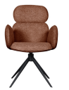 Trend Collection Vidar Spisestol med armlener – Korall Bouclé