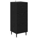  Serviesskap Svart eik 34 x 34,5 x 90 cm Konstruert tre