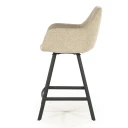 By Boo Bliss barstol med armlener   taupe