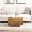  Kaffebord Gammelt Tre 55x55x31 cm Laget Tre