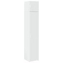  Smalt oppbevaringsskap hvit 40x42,5x225 cm konstruert tre
