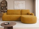 Branrel 3 seters sofa med divan   gul