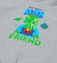 LEGO® Wear Hettegenser   LWSaku   Grå Melert m. Alien   LEGO® Wear   4 år 104   Hettegenser