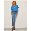 Five Jeans Dame Skjørt Blå W29,
