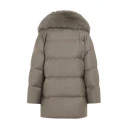 Yves Salomon Dame Jakker Beige S,