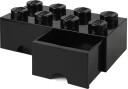 LEGO Oppbevaringsboks med Skuff 8 Svart
