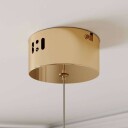 Lucande LED-pendellampe Hayley, 1 lyskilde, gull