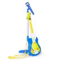 Elektrisk gitar sett mikrofon stativ for barn MP3 Blå