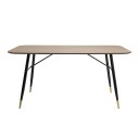 Spisebord HOME4YOU Flora 160x90x77 cm - Brun