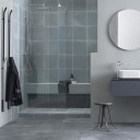 INR Iconic Nordic Rooms Dusjvegg ARC 20 Original XL Måltilpasset Brushed Stainless / Bronse Glass