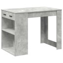  Skrivebord med skuff og hylle 102x62x77,5 cm konstruert tre 8721158575685