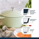 Lifetime Brands Europe Ltd Masterclass Cast Aluminium Gryte 4L Mintgrønn
