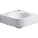 GEBERIT servant 450x395x155mm hh midtre med øvre hjørne porselen