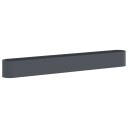 vidaXL Hevet Hagebed Antrasitt 360 x 40 x 40 cm