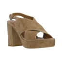 Julie Dee Dame Sko Beige 38 EU,