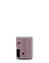 Kartell Componibili Classic Oppbevaring Med 2 Rom Mauve