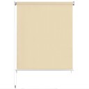 vidaXL Utendørs rullegardin 180X140 cm krem