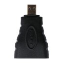 Eletra HDMI F 1.4B - HDMI Micro M adapter svart EOHFMCHMABK