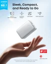 Anker Nano 10000 mAh Powerbank med USB-C og 45W Lading Svart