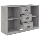 vidaXL Skjenk grå sonoma 104,5x35,5x67,5 cm konstruert tre