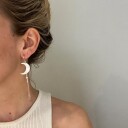 Jane Kønig Half Moon Øredobbe Single Sølv HMEP-XJK24-1-S-Right - Dame - 925 sterling silver
