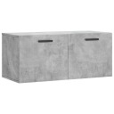 vidaXL Veggskap betonggrå 80x36,5x35 cm konstruert tre