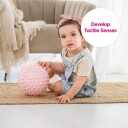 Edushape Sanseball 18 cm Lys Rosa For Barn fra 6 Mnd