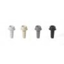 TRYKKNAPP DEL 3 KULE SVART 16 MM CAF COMPO 10 STK