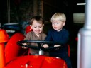 Hust & Claire Pil Ullgenser til Barn i Merinoull - More Navy, Str. 104
