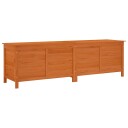 vidaXL Putekasse brun 198,5x50x56,5 cm heltre gran