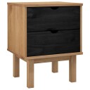 Nattbord OTTA Svart 45 x 39 x 57 cm Heltre furu