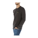Lyle & Scott Herre Strikkevarer Grå S