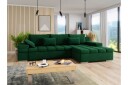 Naoma Sovesofa med Divan 4 sits   Grønn