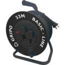 Gripo Kabeltrommel, 33 m Black