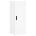  Veggmontert skap hvit 34,5x34x90 cm konstruert tre 8720845951016