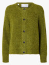 Selected Femme Lulu Long Sleeve Knit Short Cardigan Grønn XS