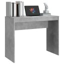 vidaXL Skrivebord betonggrå 90x40x72 cm sponplate