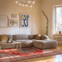 Flatvevd teppe   Madevan rød Størrelse: 190 x 280 cm