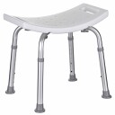 ActionMed Ergonomisk Bruseskammel - Justerbar HÃ¸jde, Max 110kg - Hvit