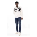 Diesel Herre Gensere & Hettegensere Hvit M,