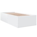  Sengeramme hvit 75x190 cm konstruert tre 8721102616174