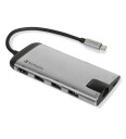Verbatim - docking station - USB-C - HDMI - GigE