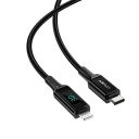 Usb-C Til Lightning-Kabel Acefast C6-01 20W 2.4A 1.2M Svart