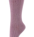 Condor Knestrømper Rib Lavendel 3 6 md Sokker Lilla