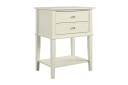 Franklin Avlastningsbord 56 cm Hvit - Dorel Home